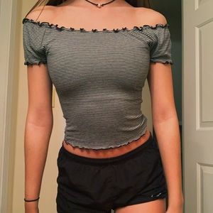 F21 off the shoulder top